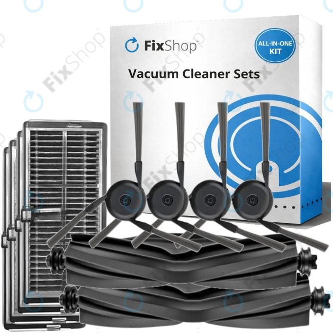 Set de piese de schimb pentru Mova P50 Ultra (2x Perie principală, 4x Filter, 4x Perie laterală)