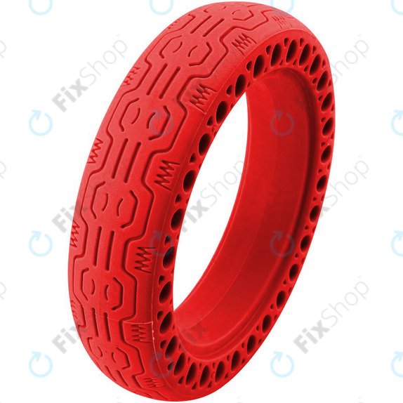 Xiaomi Mi Electric Scooter 1S, 2 M365, Essential, Pro, Pro 2 - Anvelopă Durabilă Completă Tubeless (Tip 1) (Red)