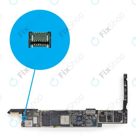 Apple iPad Air - Conector Plăcii de Bază și Cititor de card SIM