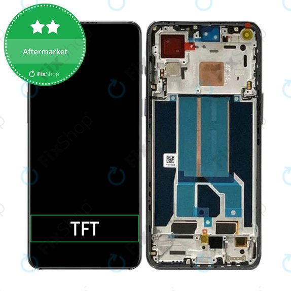 OnePlus Nord 2T CPH2399 CPH2401 - Ecran LCD + Sticlă Tactilă + Ramă (Gray Shadow) TFT