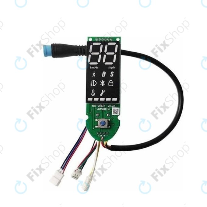 Xiaomi Mi Electric Scooter 1S, Essential, Pro 2, Mi 3 - Tablou de Bord cu LCD - C002550016100, C002790006400 Genuine Service Pack