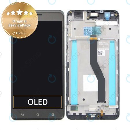 Asus Zenfone 3 Zoom S ZE553KL (Z01HDA) - Ecran LCD + Sticlă Tactilă + Ramă (Navy Black) - 90AZ01H3-R20020, 90AZ01H3-R20010 Genuine Service Pack