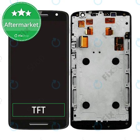 Motorola Moto X Play XT1562 - Ecran LCD + Sticlă Tactilă + Ramă (Black) TFT