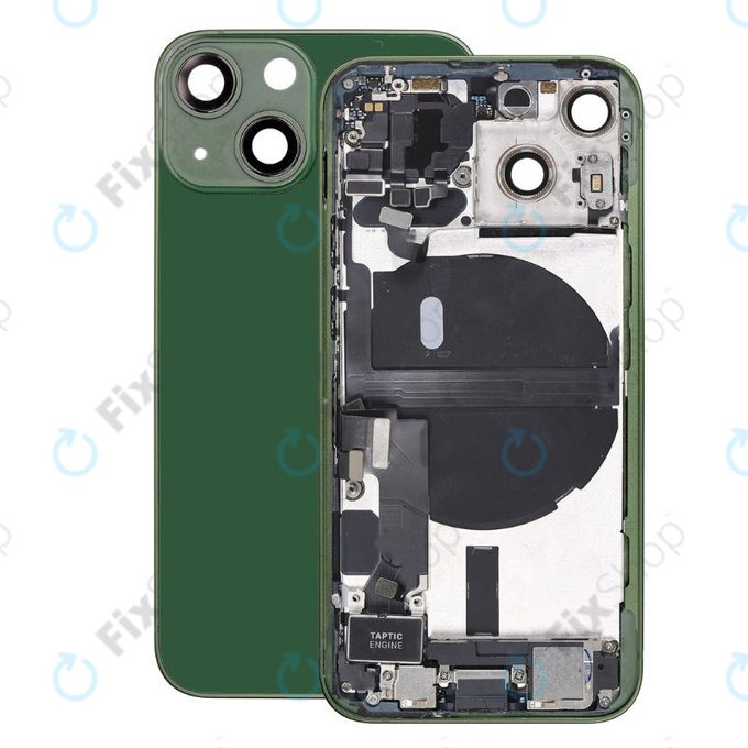 Apple iPhone 13 Mini - Carcasă Spate cu Piese Mici (Green)