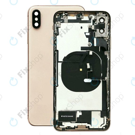 Apple iPhone XS Max - Carcasă Spate cu Piese Mici (Gold)