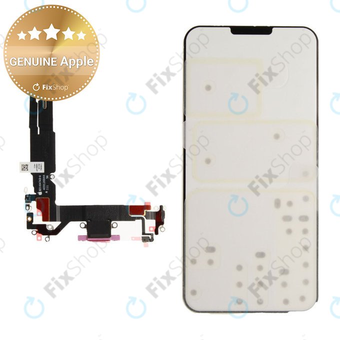 Conector de Încărcare + Cablu Flex pentru iPhone 16 | Pink | 923-11224 | Genuine Apple