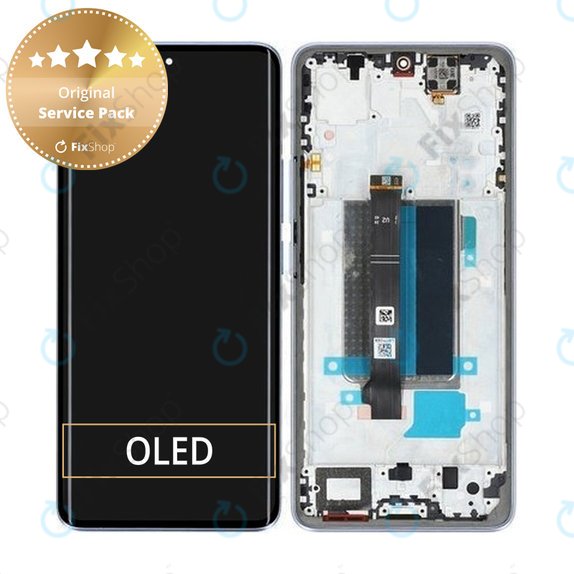 Xiaomi Redmi Note 13 Pro+ 23090RA98C - Ecran LCD + Sticlă Tactilă + Ramă (Aurora Purple) - 560003N16U00 Genuine Service Pack