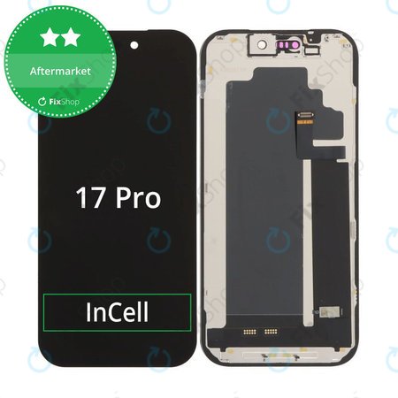 Ecran In-Cell FHD pentru iPhone 17 Pro, Sticlă tactilă cu ramă