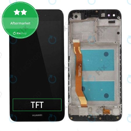 Huawei P9 lite mini, Y6 Pro (2017) - Ecran LCD + Sticlă Tactilă + Ramă (Black) TFT