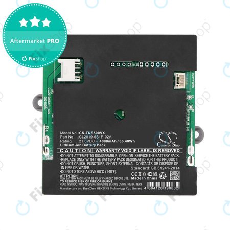 Baterie pentru Tineco iFloor S5, 4000mAh, Li-Ion, 21.6V, CL2019-6S1P-02A, HQ