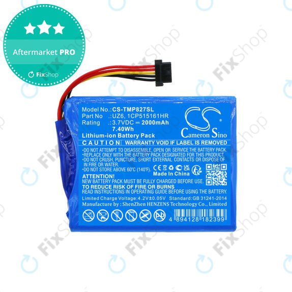 Baterie pentru TomTom Pro 8270, Pro 8275, 2000mAh, Li-Ion, 3.7V, UZ6, HQ