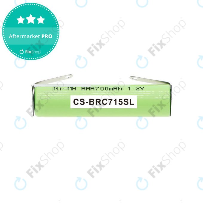 Baterie pentru Philips Norelco QC5055, Braun FreeControl 1715, 700mAh, Ni-MH, 1.2V, 4HGAE-LFU, HQ