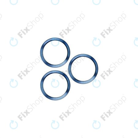 Apple iPhone 12 Pro - Ramă Diapozitiv Cameră (Blue) - 3buc