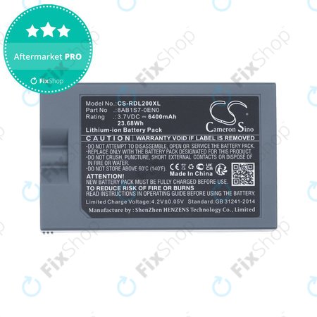 Baterie pentru Ring Video Doorbell 2, 3, 4, 6400mAh, Li-Ion, 3.7V, 8AB1S7-0EN0, HQ