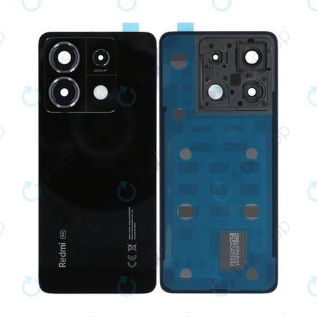 Xiaomi Redmi Note 13 Pro 5G 2312DRA50C - Carcasă Baterie (Midnight Black) - 5600090N1600 Genuine Service Pack