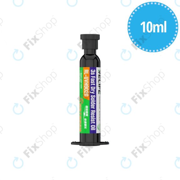 Relife RL-UVH902G - Mască UV Rezistentă de lipit - 10ml (Negru)