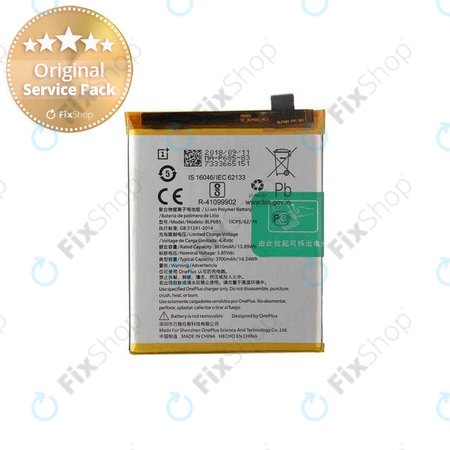 OnePlus 6T, OnePlus 7 - Baterie BLP685, 3700mAh - 1031100010 Genuine Service Pack