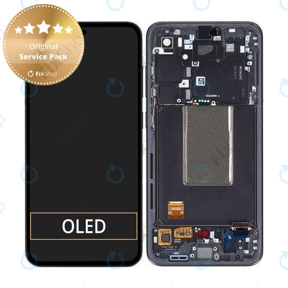 Samsung Galaxy S24 FE - Ecran LCD + Sticlă Tactilă + Ramă (Graphite) - GH82-35848A Genuine Service Pack