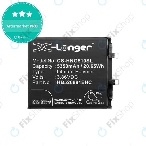 Baterie pentru Honor Magic 5 Pro, 5350mAh, Li-Pol, 3.86V, HB526881EHC, HQ