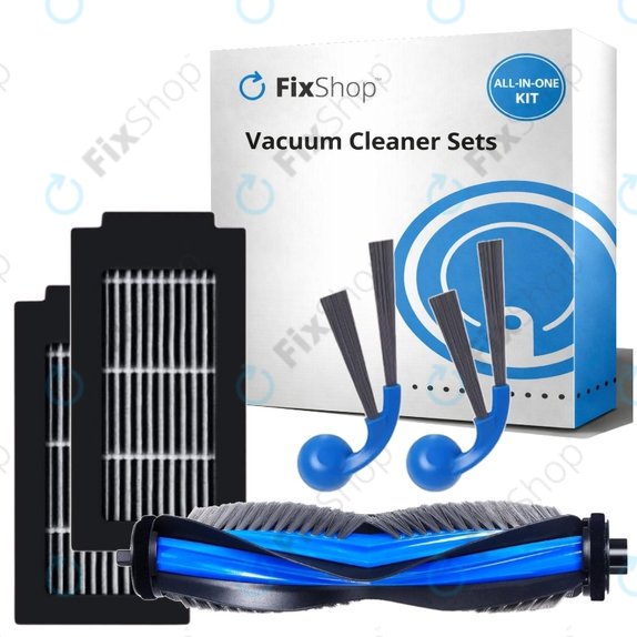 Set de piese de schimb pentru Ecovacs Deebot T30C Omni (1x Perie principală, 2x Filter, 2x Perie laterală)