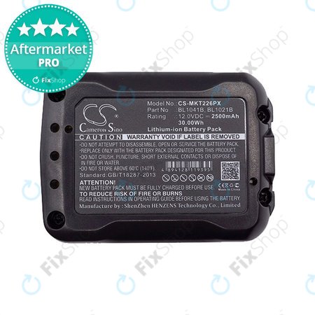 Makita CXT, C, D, F, H, J, P, R, S, T-series - Baterie BL10xx Li-Ion 2500mAh HQ
