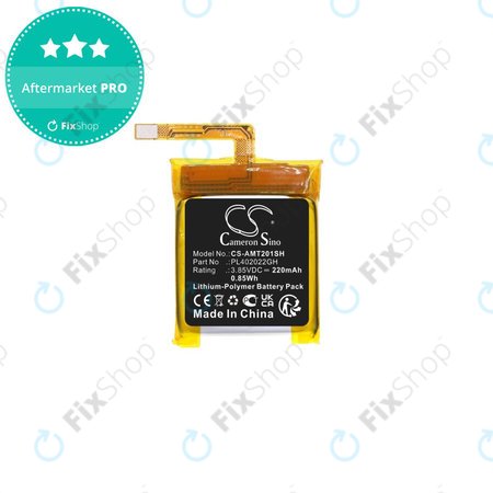 Baterie pentru Amazfit GTS 2 Mini, 220mAh, Li-Pol, 3.85V, PL402022GH, HQ