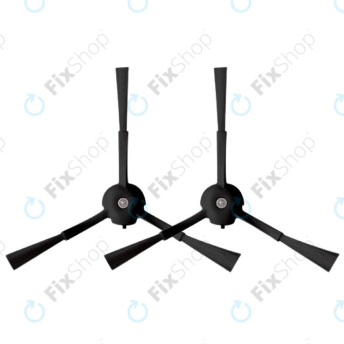 Perie laterală, 2 buc., Negru pentru Roborock S8 MaxV Ultra, S8 Max Ultra