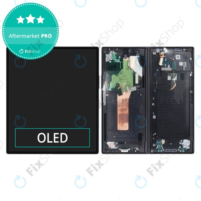 Samsung Galaxy Z Fold 6 F956B - Ecran LCD + Sticlă Tactilă + Ramă (Black) OLED