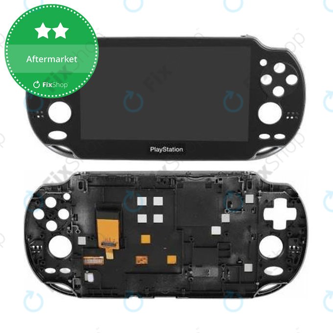 Sony Playstation Vita 1000 - Ecran LCD + Sticlă Tactilă + Ramă (Black) TFT
