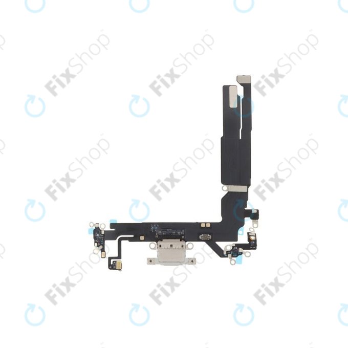 Apple iPhone 16 - Conector de Încărcare + Cablu Flex (White)