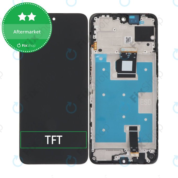 Honor X7b - Ecran LCD + Sticlă Tactilă + Ramă (Midnight Black) TFT