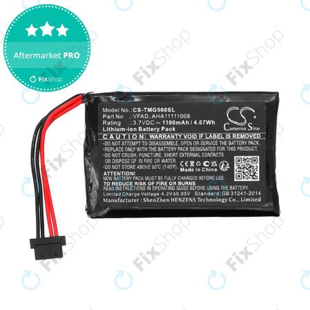Baterie pentru TomTom GO 5000, 5100, 6000, 6100, 6200, Pro 5250, 1100mAh, Li-Ion, 3.7V, VFAD, HQ