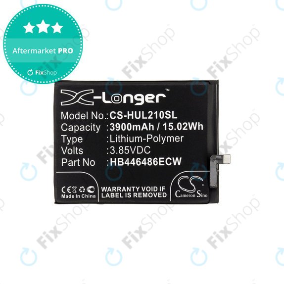 Baterie pentru Huawei P Smart Pro 2019, 3900mAh, Li-Pol, 3.85V, HB446486ECW, HQ