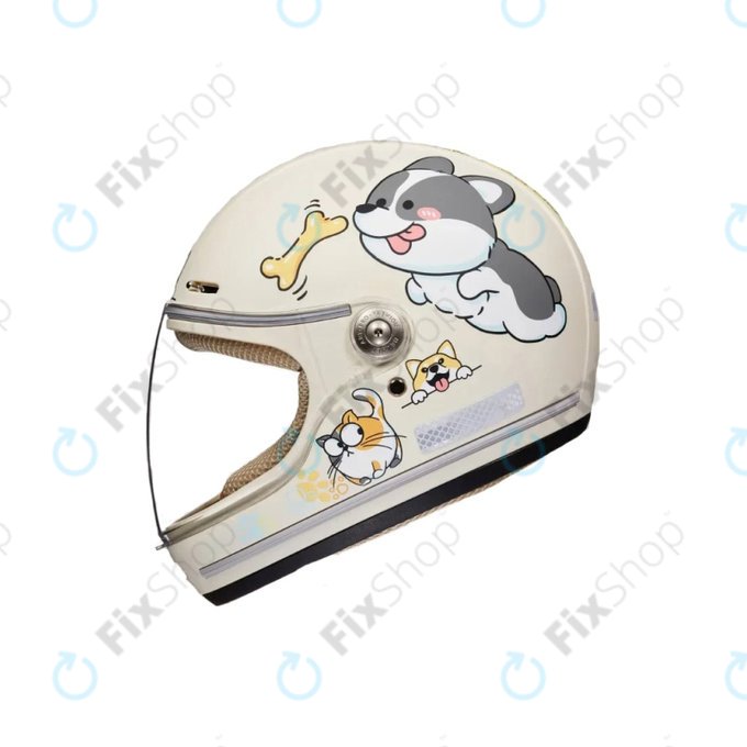 Cască pentru copii pentru trotinetă electrică și bicicletă (46–52 cm) (Dog)