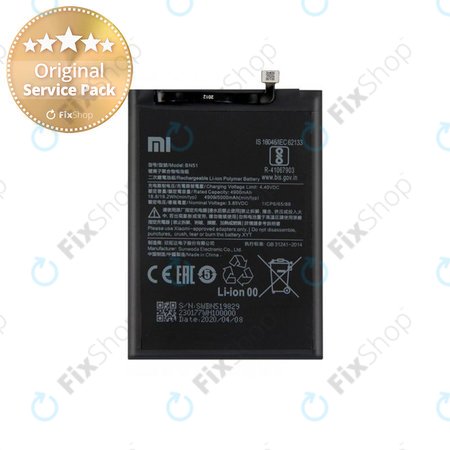Xiaomi Redmi 8, 8A - Baterie BN51 5000mAh - 46BN51W02093 Genuine Service Pack