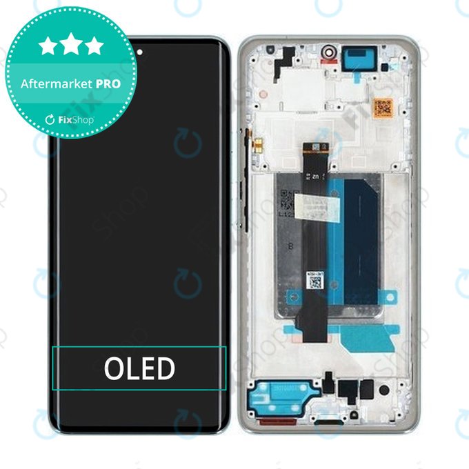 Xiaomi Redmi Note 14 Pro+ 5G 24094RAD4G - Ecran LCD + Sticlă Tactilă + Ramă (Frost Blue) OLED