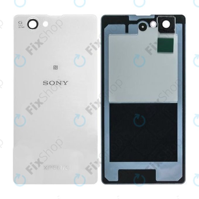 Sony Xperia Z1 Compact - Carcasă Baterie fără NFC (Alb) - 1276-8465