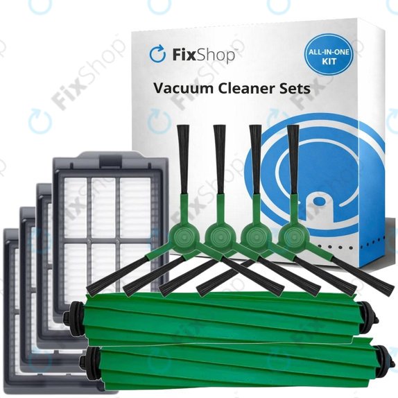 Set de piese de schimb pentru iRobot Roomba Plus 405 Combo, 505 Combo (2x Perie principală, 4x Filter, 4x Perie laterală)