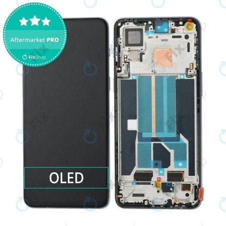 OnePlus Nord 2 5G - Ecran LCD + Sticlă Tactilă + Ramă (Grey Sierra) OLED