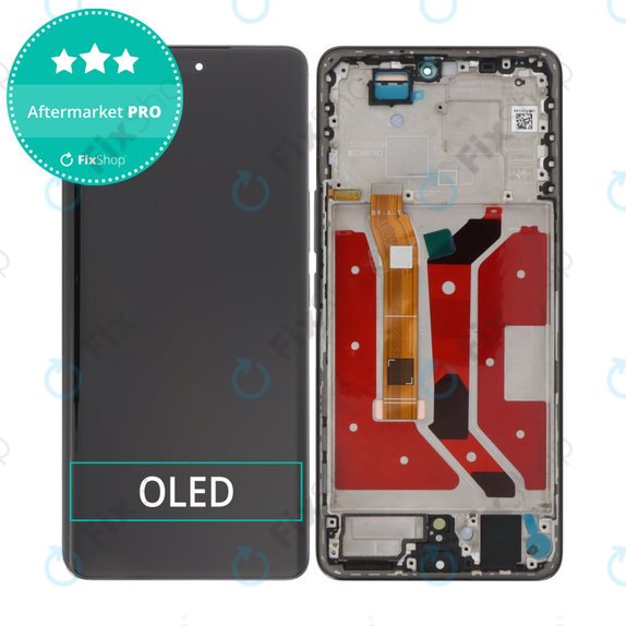 Honor Magic7 Lite - Ecran LCD + Sticlă Tactilă + Ramă (Black) OLED