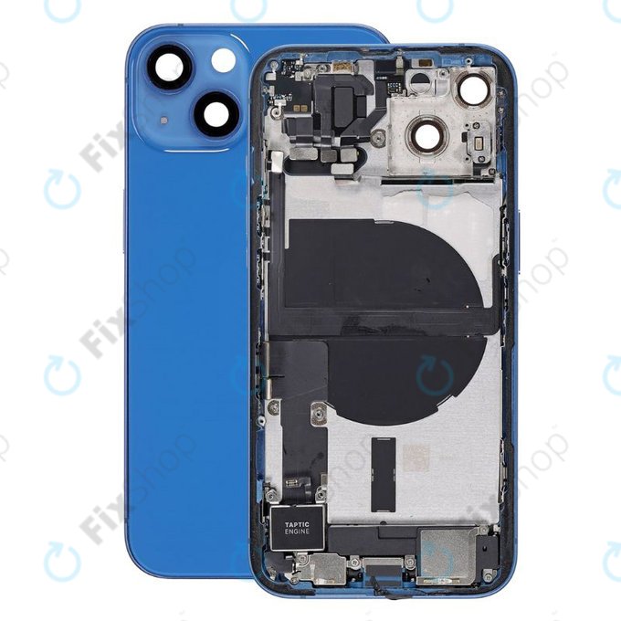 Apple iPhone 13 - Carcasă Spate cu Piese Mici (Blue)