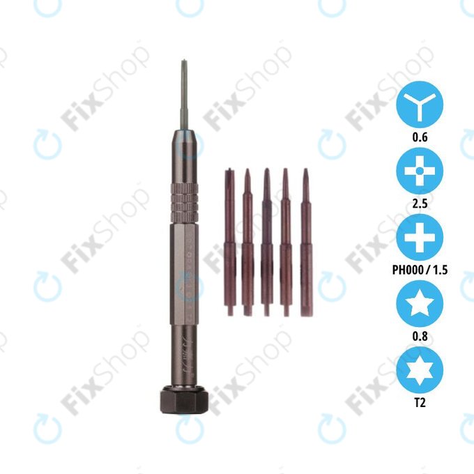 Şurubelniţă Magnetică de precizie pentru Smartphone-uri 5în1