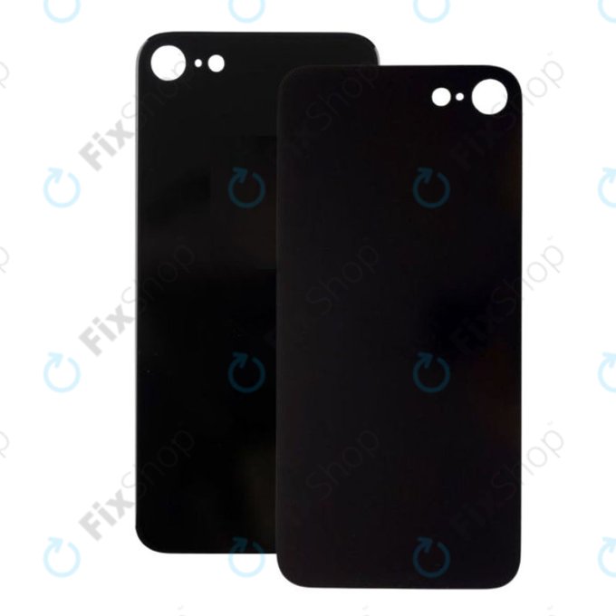 Apple iPhone SE (2nd Gen 2020) - Sticlă Carcasă Spate (Black)