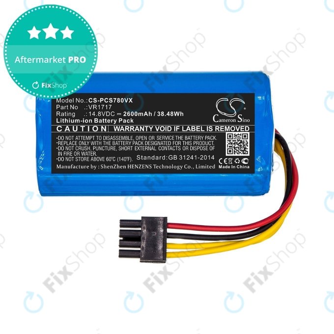 Proscenic Cocoa Smart 780T, 790T, Summer P1s, P2s - Baterie VR1717 Li-Ion 14.8V 2600mAh HQ