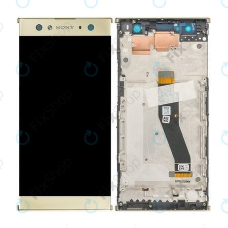 Sony Xperia XA2 Ultra Dual - Ecran LCD + Sticlă Tactilă + Ramă (Auriu) - 78PC2300040 Genuine Service Pack