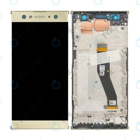 Sony Xperia XA2 Ultra Dual - Ecran LCD + Sticlă Tactilă + Ramă (Auriu) - 78PC2300040 Genuine Service Pack