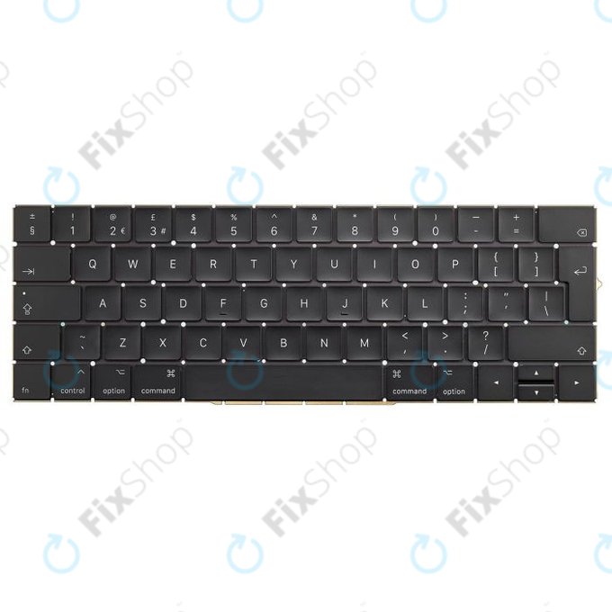 Apple MacBook Pro 13" A1706, 15" A1707 (Late 2016 - Mid 2017) - Tastatură UK