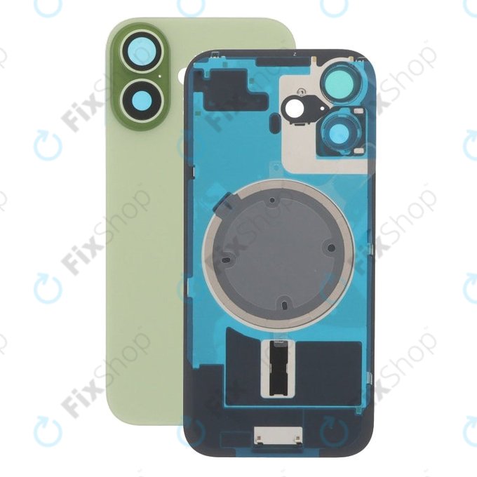 Apple iPhone 17 - Sticlă pentru carcasa din spate cu piese mici (Sage)