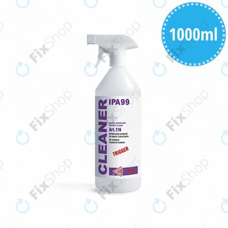 Izopropanol 99%, 1000 ml, cu pulverizator, Cleanser IPA