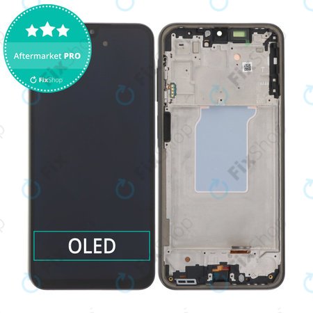 Samsung Galaxy A26 A266E - Ecran LCD + Sticlă Tactilă + Ramă (Black) OLED